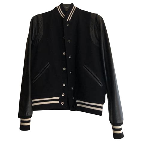 biker jacket ysl|saint laurent teddy.